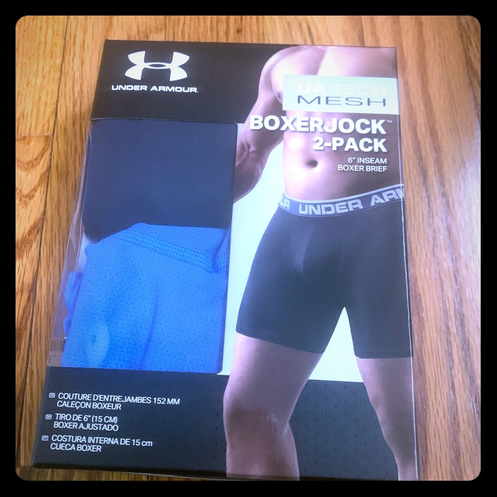 Men’s Under Armour Boxerjock Briefs size Large
